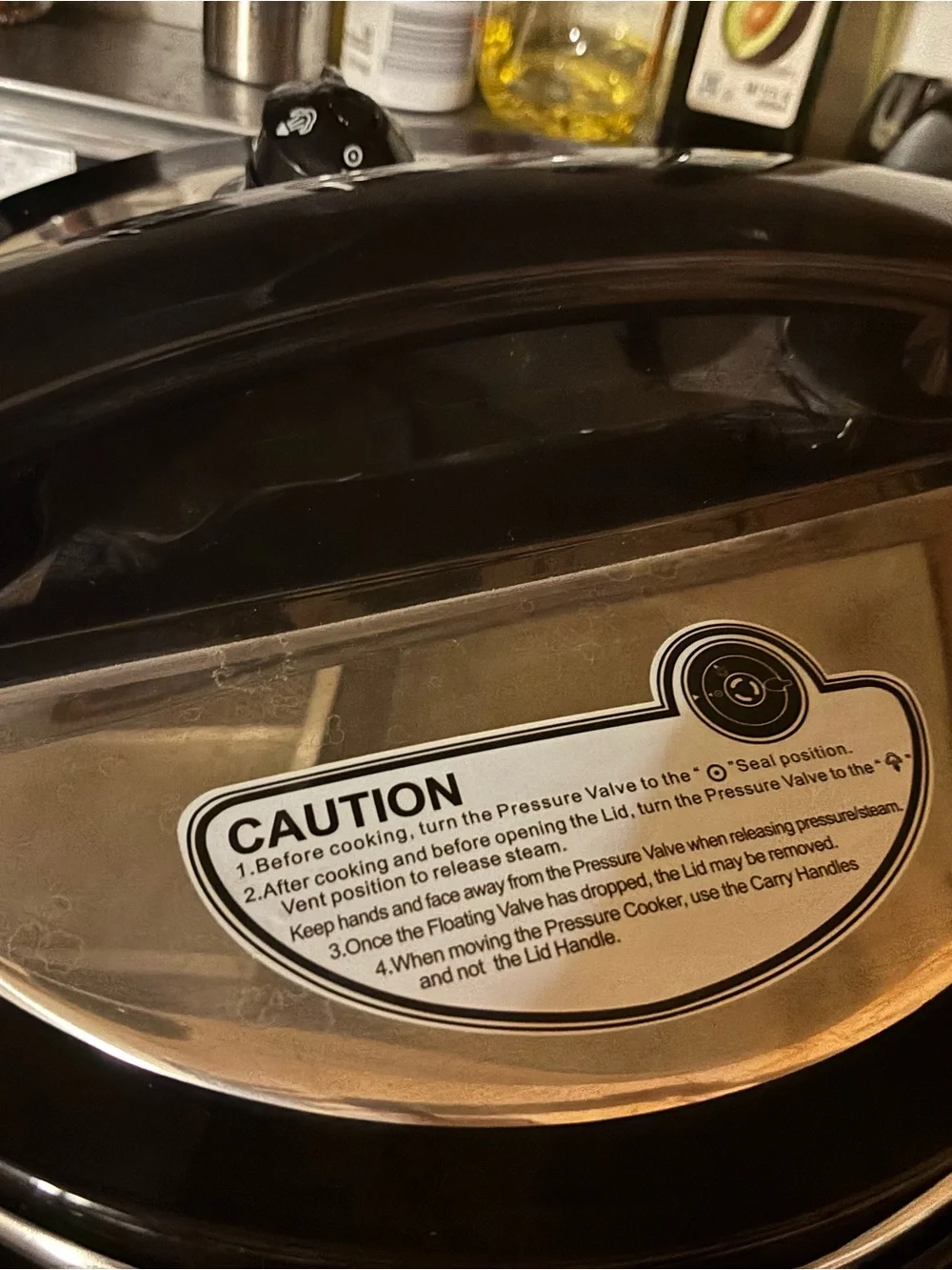 Pressure Cooker XL Stainless Steel Electric Pressure Cooker - Black